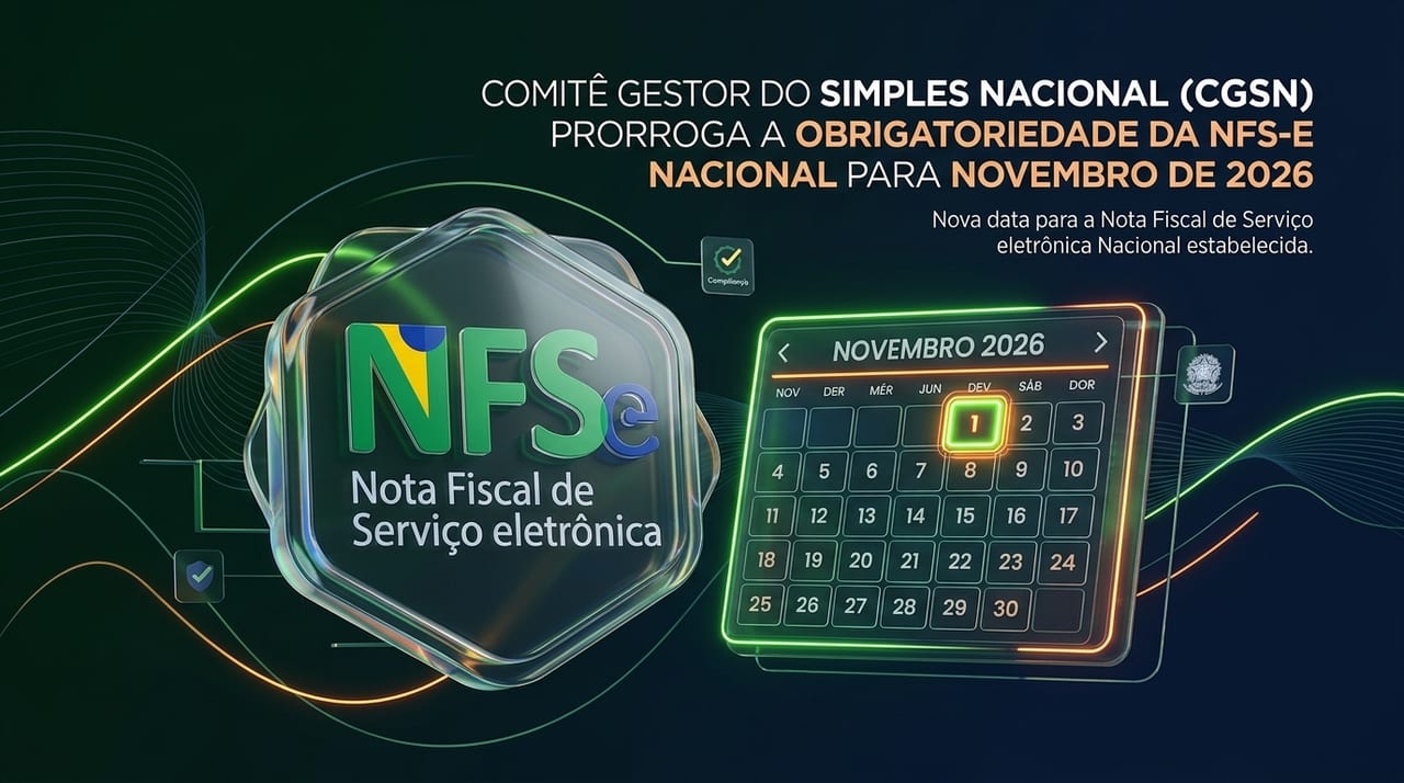 Comitê Gestor do Simples Nacional Prorroga a Obrigatoriedade de Emissão de Notas Fiscais de Serviço pelo Emissor Nacional da NFS-e